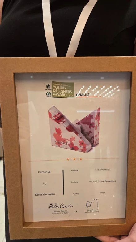 Selçuk Üniversitesi Pro Carton Young Designers Award 2025 yine adından söz ettirdi.